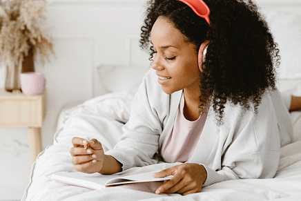 Journaling Woman journaling